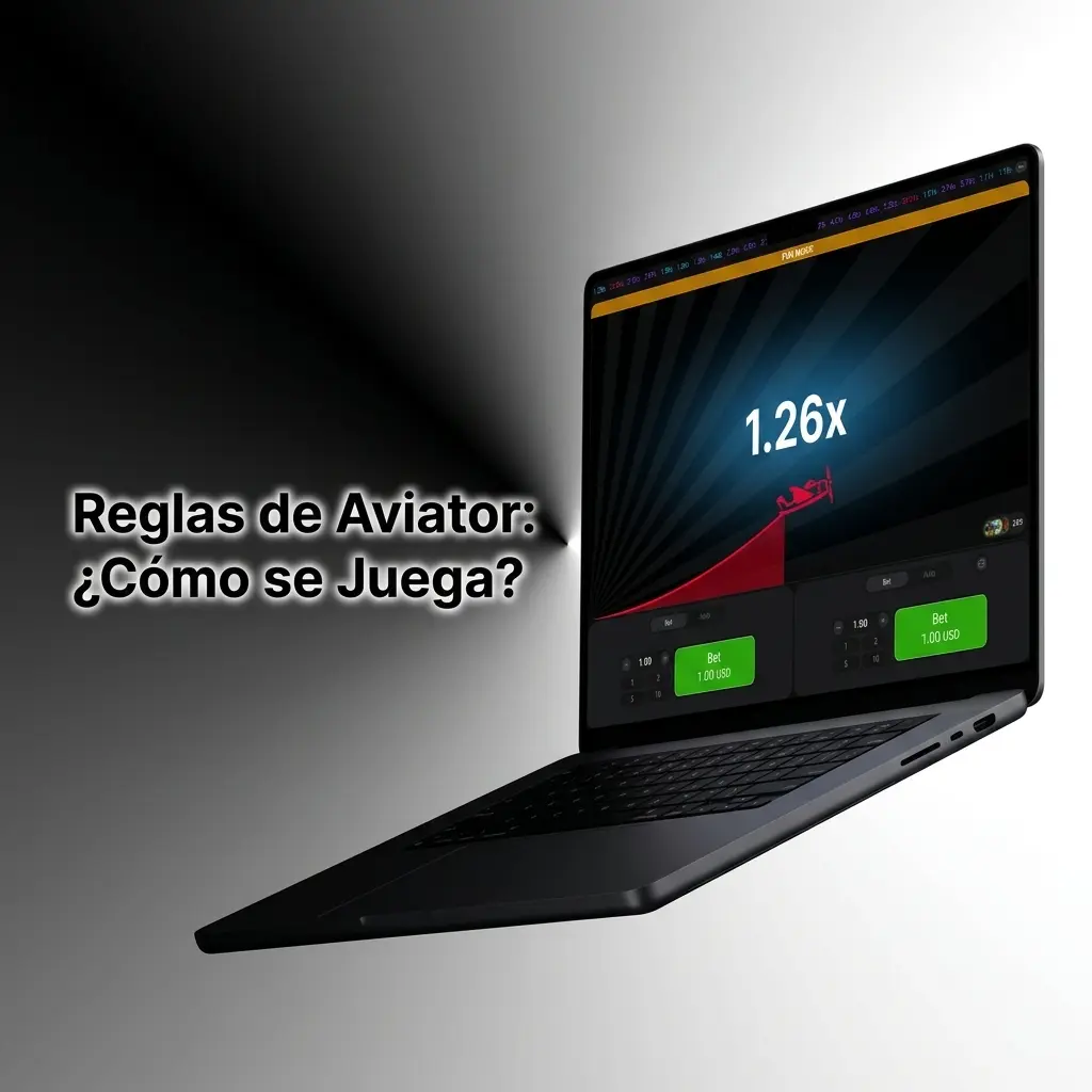 Avión despegando en Aviator con multiplicador en aumento, juego de crash donde debes retirar antes de que vuele