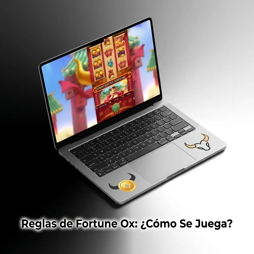 Reglas de Fortune Ox: slot 3x3 con 5 líneas de pago, símbolo buey dorado y multiplicadores crecientes