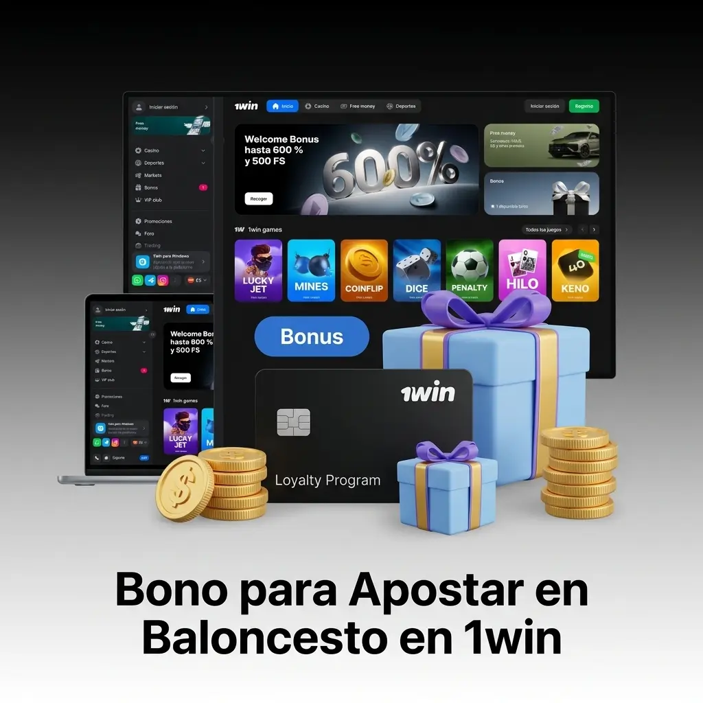 Bono de bienvenida 1win para apuestas deportivas en baloncesto con requisitos de depósito y condiciones de retiro