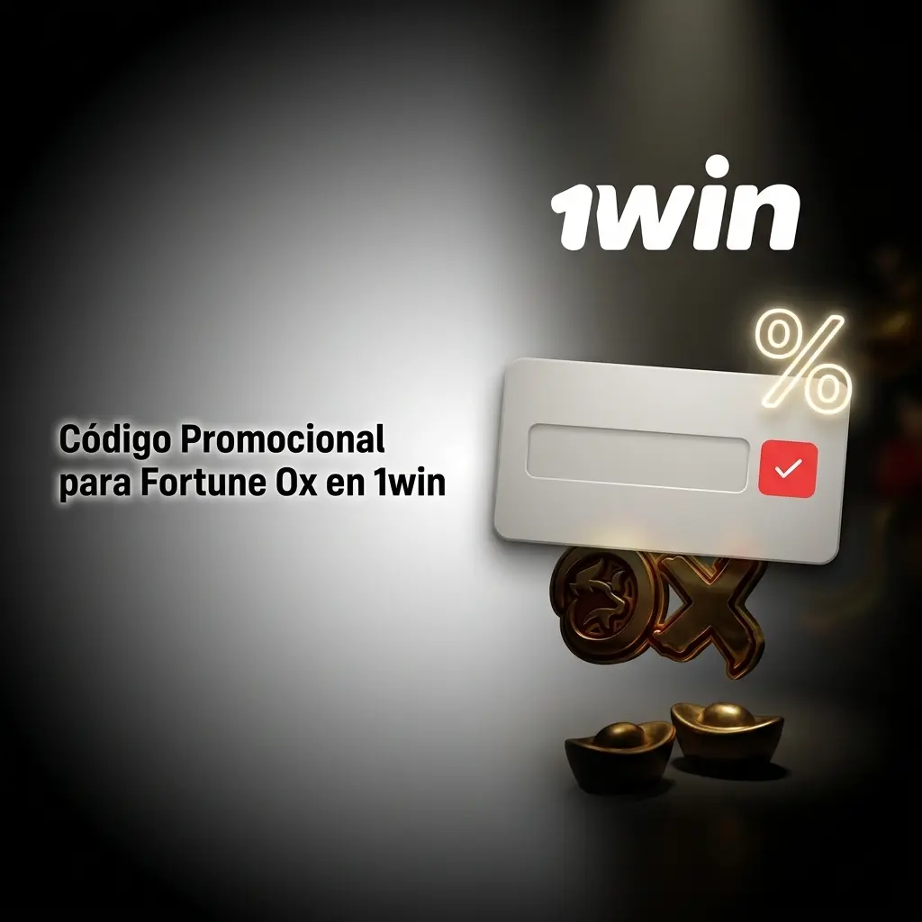 Código promocional 1WIN para Fortune Ox en 1win Chile con beneficios adicionales al registrarse