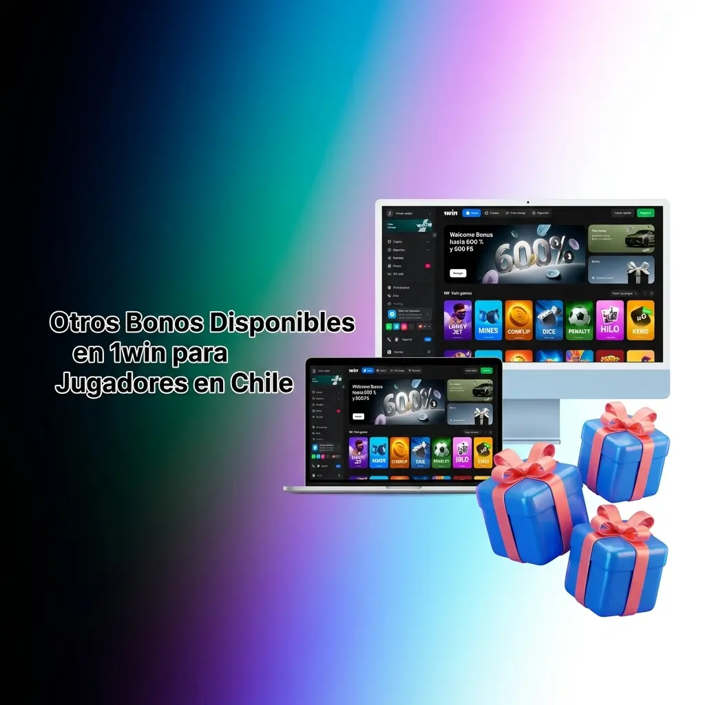Bonos disponibles en 1win Chile: recarga, cashback, combinadas deportivas, pago anticipado y torneos de casino