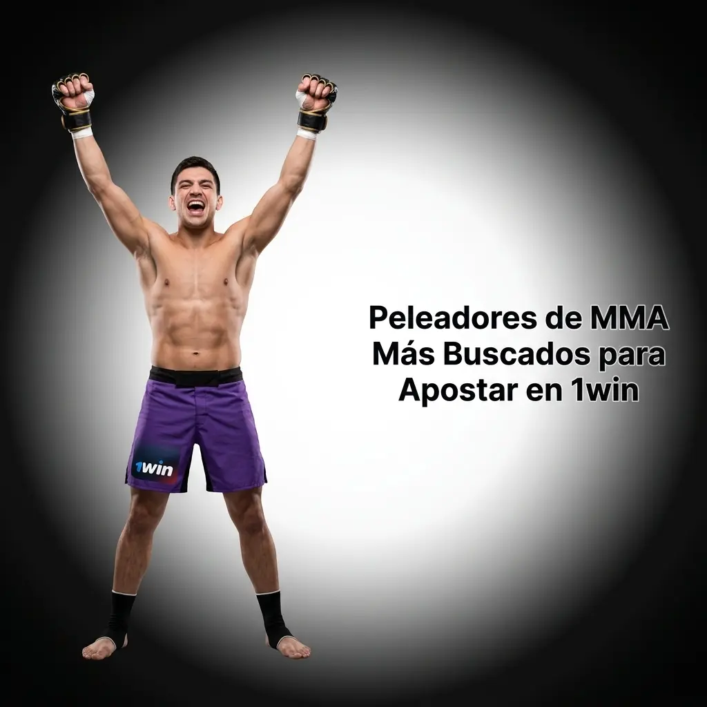 Peleadores MMA más buscados para apostar en 1win: Jones, Makhachev, Pereira, McGregor y más.