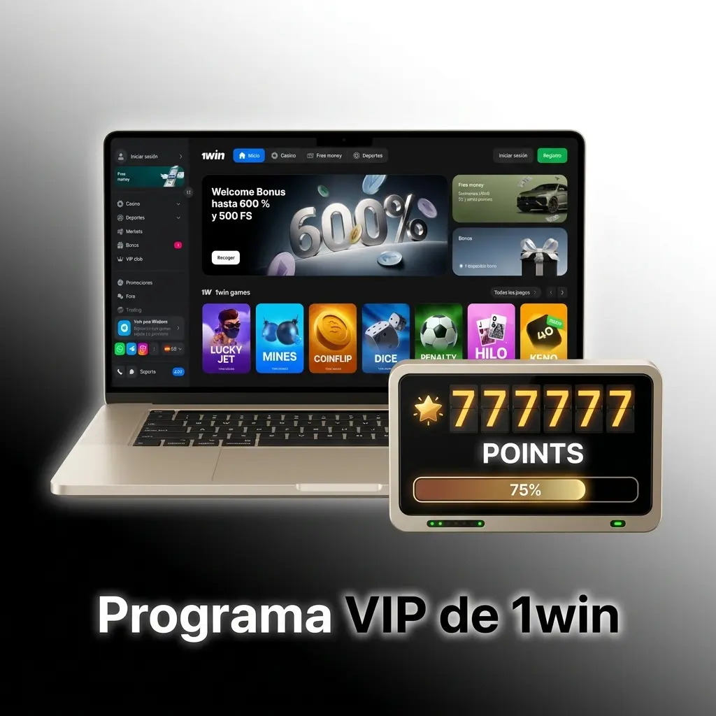 Programa VIP de 1win con niveles progresivos, cashback exclusivo y beneficios para jugadores leales en Chile
